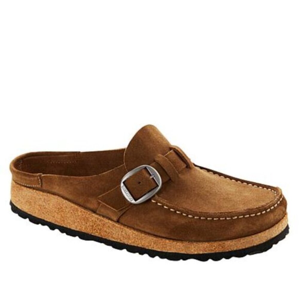 Birkenstock‎ Buckley Suede Leather Clogs with Buckle Size 10-10.5US|EU41